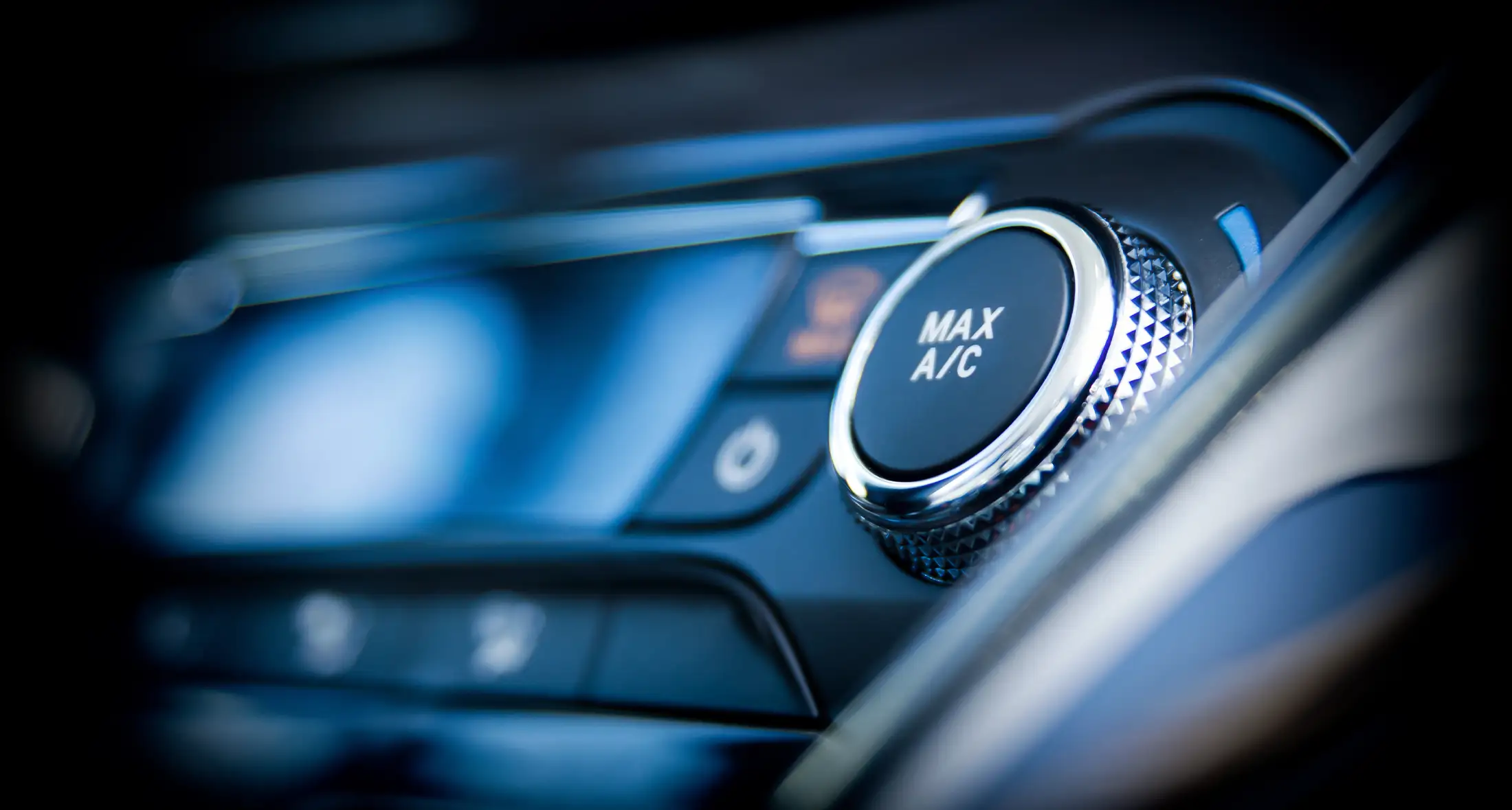 Klimaanlagenknopf im Auto